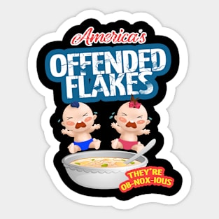 Americas Offended Flakes Sticker